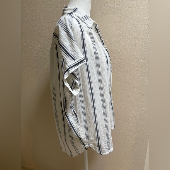 Madewell Central Shirt in Parkman Stripe - Size S - Picture 8 of 8